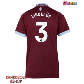 Aston Villa Victor Lindelof #3 Hjemmebanetrøje Dame 2026-27 Kort ærmer